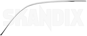 Drip rail moulding right rear Section 654298 (1008300) - Volvo 120 130 - drip rail moulding right rear section trim moulding Own-label anodised anodized rear right section