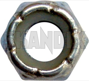 Lock nut with plastic-insert with UNC inch Thread 5/16
