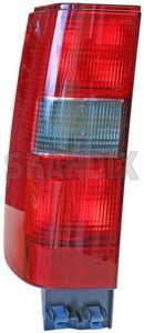 Combination taillight left lower Section 3512424 (1009287) - Volvo 850, V70 (-2000), V70 XC (-2000) - backlight combination taillight left lower section taillamp taillight Genuine bulb gasketseal gasket seal holder left lower section usa without