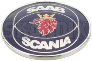 Emblem Bonnet 4522884 (1009349) - Saab 9-3 (-2003), 900 (1994-), 900 (-1993), 9000 - badges emblem bonnet Genuine 50 50mm bonnet mm