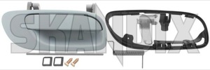 Door handle front rear right to be painted 9187669 (1009497) - Volvo S60 (-2009), S80 (-2006), V70 P26, XC70 (2001-2007) - closing handles door handle front rear right to be painted doorhandles handles opening handles Genuine be cylinder front lock painted rear right to without