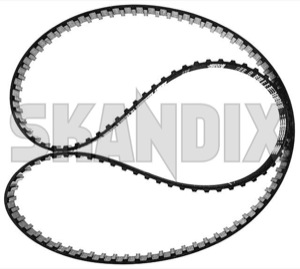 Timing belt 8627484 (1009695) - Volvo C30, C70 (2006-), C70 (-2005), S40, V40 (-2004), S60 (-2009), S70, V70 (-2000), S80 (2007-), S80 (-2006), V70 (2008-), V70 P26 (2001-2007), V70 XC (-2000), XC70 (2001-2007), XC90 (-2014) - timing belt Genuine for guide manual pulley vehicles with