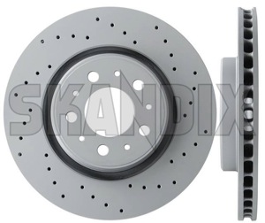 Brake disc Front axle perforated internally vented Sport Brake disc 31262095 (1009952) - Volvo 850, C70 (-2005), S70, V70 (-2000), V70 XC (-2000) - brake disc front axle perforated internally vented sport brake disc brake rotor brakerotors rotors zimmermann Zimmermann abe  abe    hole  hole 16 16inch 2 302 302mm 5 5  5hole 5 hole additional and axle brake certification disc fits front general inch info info  internally left mm note perforated pieces please right sport vented with