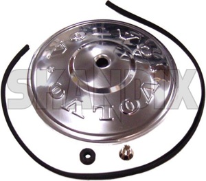 Wheel cover for Steel rims Piece 273214 (1010278) - Volvo 140, 164 - hub caps rim trim wheel caps wheel cover wheel cover for steel rims piece wheel trim Genuine volvo  volvo  for piece rims screws seals steel with