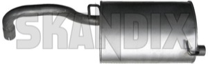 Rear Silencer 3485822 (1010540) - Volvo 400 - end silencer rear silencer Own-label clamp pipe tailpipe without