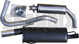 Sports silencer set Steel from Intermediate pipe  (1010777) - Saab 900 (1994-) - sports silencer set steel from intermediate pipe simons Simons abe  abe  2 2inch 50,8 508 50 8 50,8 508mm 50 8mm addon add on certificate certification compulsory from general inch intermediate material mm pipe registration roadworthy round single single  steel with without