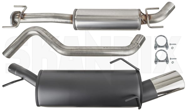 Sports silencer set from Catalytic converter Steel (1010781) - Saab 9-5 (-2010) - Keywords: muffler mufler sports silencer set from catalytic converter steel simons Simons abe abe 2,5 25 2 5 2,5 25inch 2 5inch 63,5 635 63 5 63,5 635mm 63 5mm addon add on aero catalytic certificate certification compulsory converter for from general inch material mm model oval registration roadworthy single single steel with without