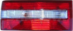 Combination taillight left red-white Tuning / Styling  (1010947) - Volvo 700 - backlight combination taillight left red white tuning  styling combination taillight left redwhite tuning styling taillamp taillight Own-label /    bulb checked etype e type holder included left redwhite red white seal styling tuning with