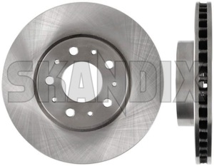 Brake disc Front axle internally vented 31262209 (1011709) - Volvo 700, 900 - brake disc front axle internally vented brake rotor brakerotors rotors Own-label 2 280 280mm abs additional and axle fits for front info info  internally left mm note pieces please right vehicles vented with