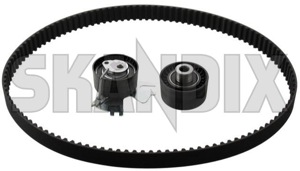 Timing belt kit 8653649 (1012050) - Volvo C30, C70 (2006-), S40, V50 (2004-), S80 (2007-), V70 (2008-) - timing belt kit Own-label belt idler pulley toothed with