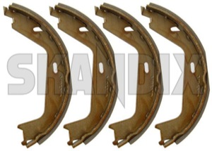 Brake shoe set, Park brake 31262874 (1012071) - Volvo XC90 (-2014) - brake shoe set park brake Genuine manual operation with