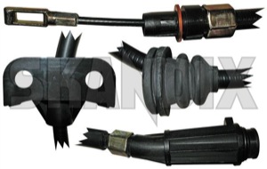 Cable, Park brake fits left and right 30793819 (1012074) - Volvo V70 P26 (2001-2007) - brake cables cable park brake fits left and right handbrake cable parking brake Own-label and awd bifuel bi fuel fits for left right vehicles without