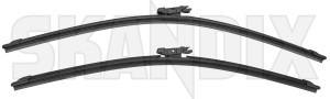 Wiper blade for Windscreen Flat Kit for both sides 32341320 (1012174) - Volvo S60 (-2009), S80 (-2006), V70 P26 (2001-2007), XC70 (2001-2007), XC90 (-2014) - wiper blade for windscreen flat kit for both sides wipers Genuine aero both cleaning drivers flat flatbarwipers for kit left passengers right side sides window windscreen