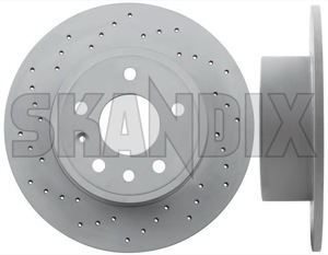 Brake disc Rear axle non vented perforated Sport Brake disc 5391578 (1012282) - Saab 9-3 (-2003), 9-5 (-2010), 900 (1994-) - brake disc rear axle non vented perforated sport brake disc brake rotor brakerotors rotors zimmermann Zimmermann abe  abe  2 additional axle brake certification disc except for general info info  model non note perforated pieces please rear solid sport vented viggen with