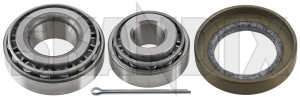 Wheel bearing Front axle fits left and right 273160 (1012304) - Volvo 120, 130, 220, P1800, P1800ES, P210, P445, PV - 1800e p1800e wheel bearing front axle fits left and right Own-label and axle felt fits front left pin right ring splint with