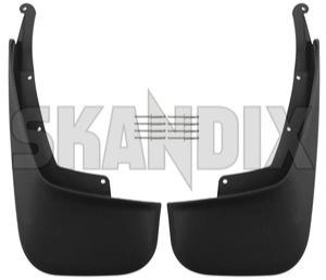 Mud flap rear Kit for both sides 9484631 (1012332) - Volvo S80 (-2006) - mud flap rear kit for both sides Genuine both drivers for kit left passengers rear right side sides