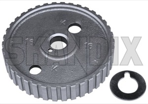 Belt gear, Timing belt for Camshaft for Intermediate shaft 8250108 (1012494) - Volvo 200, 300, 700, 900 - belt gear timing belt for camshaft for intermediate shaft Genuine camshaft exchange for intermediate part shaft square teeth with
