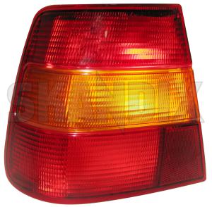 Combination taillight outer left red-orange 3534085 (1012498) - Volvo 900 - backlight combination taillight outer left red orange combination taillight outer left redorange taillamp taillight Genuine bulb holder included left outer redorange red orange seal with