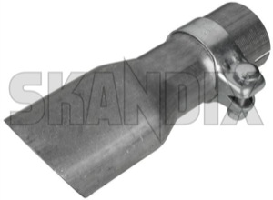 Exhaust pipe exposed Tailpipe 31372151 (1012506) - Volvo 850, S70, V70 (-2000), V70 XC (-2000) - exhaust pipe exposed tailpipe Genuine allwheel all wheel awd clamp drive exposed oval pipe tailpipe with without