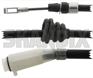 Cable, Park brake fits left and right 9492645 (1012547) - Volvo S80 (-2006) - brake cables cable park brake fits left and right handbrake cable parking brake Own-label and bifuel bi fuel fits for left right vehicles with