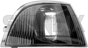 Indicator, front right black clear glass 30865999 (1012552) - Volvo S40, V40 (-2004) - frontindicator indicator front right black clear glass Own-label black bulb clear dual glass headlight holder right without