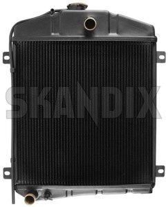 Radiator, Engine cooling 28471 (1012632) - Volvo P445, PV, PV, P210 - radiator engine cooling skandix SKANDIX brass new part rowed three
