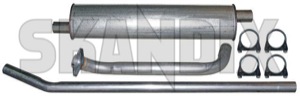 Downpipe single tube 660514 (1012672) - Volvo PV - downpipe single tube exhaust pipe header pipe Genuine single tube