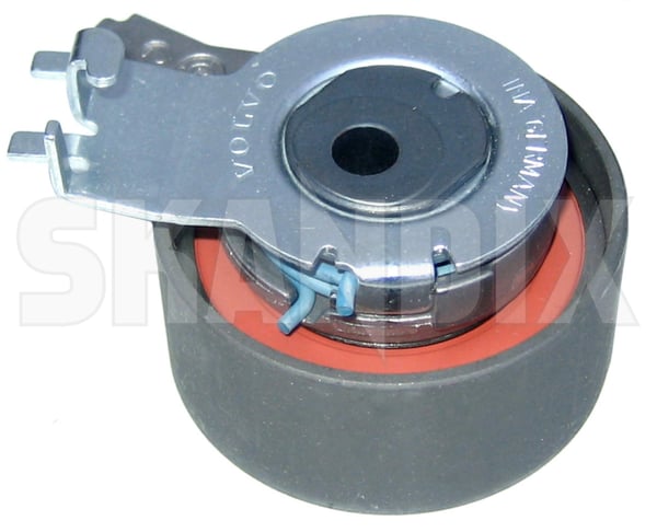 Tensioner Pulley, timing belt 30684210 (1012748) - Volvo S60 (-2009), V70 P26 (2001-2007) - ОЕ-Numbers: 8687851, 8692630 - Keywords: tensioner pulley timing belt Genuine pulley tensioner