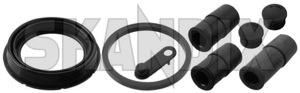 Repair kit, Boot Brake caliper Front axle for one Brake caliper  (1012751) - Volvo S60 (-2009), S80 (-2006), V70 P26 (2001-2007), XC70 (2001-2007) - repair kit boot brake caliper front axle for one brake caliper Own-label 287 287mm 305 305mm axle bleeder bolts brake caliper caps caps caps  dust except for front guide mm model one piston s60r screw seals v70r with without