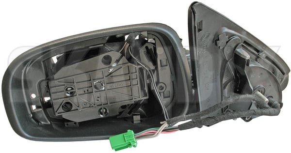 Primed Rear View Mirror Covers L & R For Volvo XC70 2007-2016 – Unpainted, 3-Month Warranty