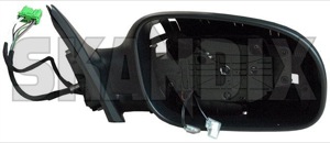 Outside mirror right 30634915 (1013053) - Volvo S60 (-2009), V70 P26 (2001-2007), XC70 (2001-2007) - outside mirror right Genuine actuator adjustment cap cover covering electric electronically foldable folding for glass heatable light memory mirror motor outside right with without