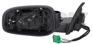 Outside mirror left 30745245 (1013063) - Volvo S60 (-2009), V70 P26 (2001-2007) - outside mirror left Genuine actuator adjustment cap cover covering electric electronically foldable for glass heatable left light memory mirror not with without