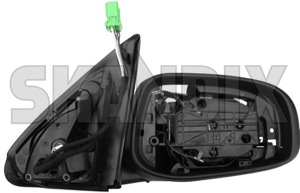 Outside mirror right 30634922 (1013065) - Volvo S60 (-2009), V70 P26 (2001-2007) - outside mirror right Genuine actuator adjustment cap cover covering electric electronically foldable for glass heatable light memory mirror not right with without