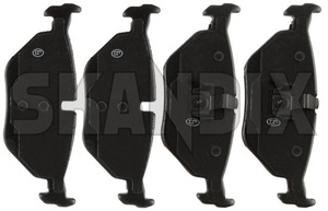 Brake pad set Rear axle 5058110 (1013315) - Saab 9-5 (-2010) - brake pad set rear axle Own-label axle rear
