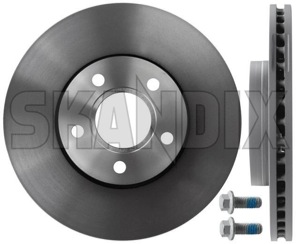 Brake disc Front axle internally vented 31362411 (1013365) - Volvo C30, C70 (2006-), S40, V50 (2004-) - brake disc front axle internally vented brake rotor brakerotors rotors Genuine 15 15inch 2 278 278mm additional axle front inch info info  internally mm note pieces please vented