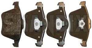 Brake pad set Front axle 32373161 (1013370) - Volvo XC90 (-2014) - brake pad set front axle Own-label 17,5 175 17 5 17,5 175inch 17 5inch 336 336mm axle front inch mm