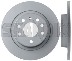 Brake disc Rear axle non vented 12762290 (1013382) - Saab 9-3 (2003-) - brake disc rear axle non vented brake rotor brakerotors rotors zimmermann Zimmermann 15 15inch 2 278 278mm additional and axle ba fits inch info info  left mm non note pieces please rear right solid vented