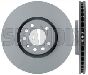 Brake disc Front axle 24435132 (1013387) - Saab 9-3 (2003-) - brake disc front axle brake rotor brakerotors rotors zimmermann Zimmermann 16 16 16  16 16inch 16 inch 2 314 314mm ac additional axle front inch info info  mm note pieces please