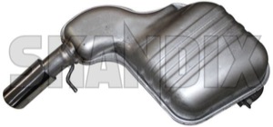 Rear Silencer 30672325 (1014017) - Volvo S60 (-2009) - end silencer rear silencer Genuine awd chromed clamp cover pipe tailpipe with without