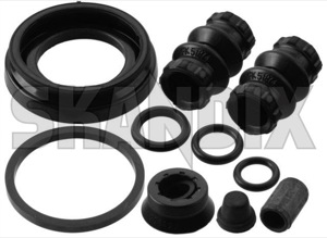 Repair kit, Boot Brake caliper Rear axle for one Brake caliper  (1014085) - Volvo S40, V40 (-2004) - repair kit boot brake caliper rear axle for one brake caliper Own-label 38 38mm axle bleeder bolts brake caliper caps caps caps  dust for guide mm one piston rear screw seals with without