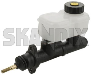 Master brake cylinder with Expansion tank Brake fluid 672825 (1014224) - Volvo 120, 130, 220, P1800 - 1800e master brake cylinder with expansion tank brake fluid p1800e Own-label 2  2circuit 2 circuit brake drive expansion fluid for hand left leftrighthand left right hand lefthanddrive lhd rhd right righthanddrive system tank traffic usa wagner with