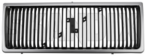 Radiator grill without Rod without Emblem black 1312656 (1014352) - Volvo 200 - grille radiator grill without rod without emblem black Own-label black emblem painted rod silver without