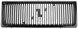 Radiator grill without Rod without Emblem black 1312790 (1014353) - Volvo 200 - grille radiator grill without rod without emblem black Own-label black emblem painted rod without