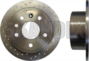 Brake disc Rear axle perforated Sport Brake disc 4241477 (1014682) - Saab 900 (1994-) - brake disc rear axle perforated sport brake disc brake rotor brakerotors rotors zimmermann Zimmermann abe  abe  2 additional axle brake certification disc general info info  note perforated pieces please rear sport with
