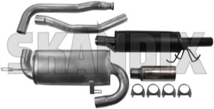 Sports silencer set from Catalytic converter  (1014863) - Volvo 850, S70, V70 (-2000) - sports silencer set from catalytic converter simons Simons abe  abe  100 100mm 2,5 25 2 5 2,5 25inch 2 5inch 63,5 635 63 5 63,5 635mm 63 5mm addon add on awd catalytic certification converter for from general heater inch independent material mm round single single  vehicles with without