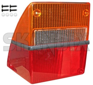 Lens, Combination taillight outer left 30520607 (1014975) - Saab 900 (-1993) - backlightlens lens combination taillight outer left scatter glass taillamplens taillightlens Genuine left outer