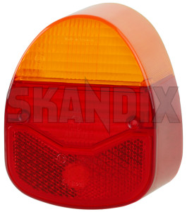 Lens, Combination taillight right without USA 8835449 (1014989) - Saab 96 - backlightlens lens combination taillight right without usa scatter glass taillamplens taillightlens Own-label right usa without
