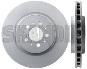 Brake disc Rear axle internally vented System Brembo 30645223 (1015012) - Volvo S60 (-2009), V70 P26 (2001-2007) - brake disc rear axle internally vented system brembo brake rotor brakerotors rotors Genuine 2 additional axle brembo for info info  internally model note pieces please rear s60r system v70r vented