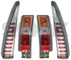 Styling Taillight Kit for both sides  (1015140) - Volvo 850, V70 (-2000), V70 XC (-2000) - backlight styling taillight kit for both sides taillamp Own-label both bulb checked chrome drivers etype e type for holder included kit left passengers right seals side sides with