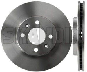 Brake disc Front axle internally vented 4002143 (1015219) - Saab 9000 - brake disc front axle internally vented brake rotor brakerotors rotors Own-label 2 additional and axle fits front info info  internally left note pieces please right vented